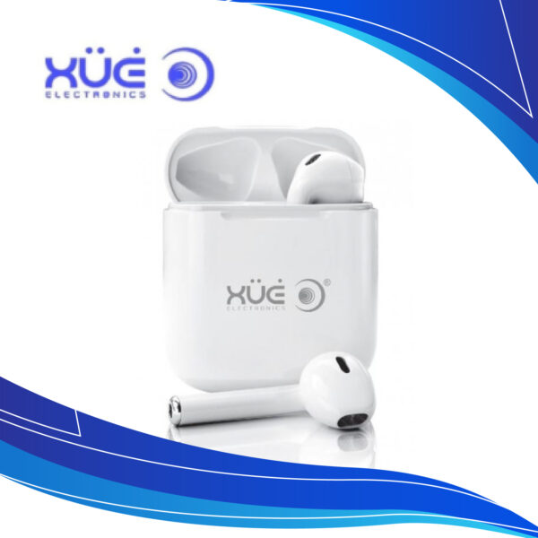 Audifonos Bluetooth 5.0 TWS Blanco Xue BT-E50 | audifonos con microfono inalambricos | audifonos i12 tws | audifonos AIRPODS