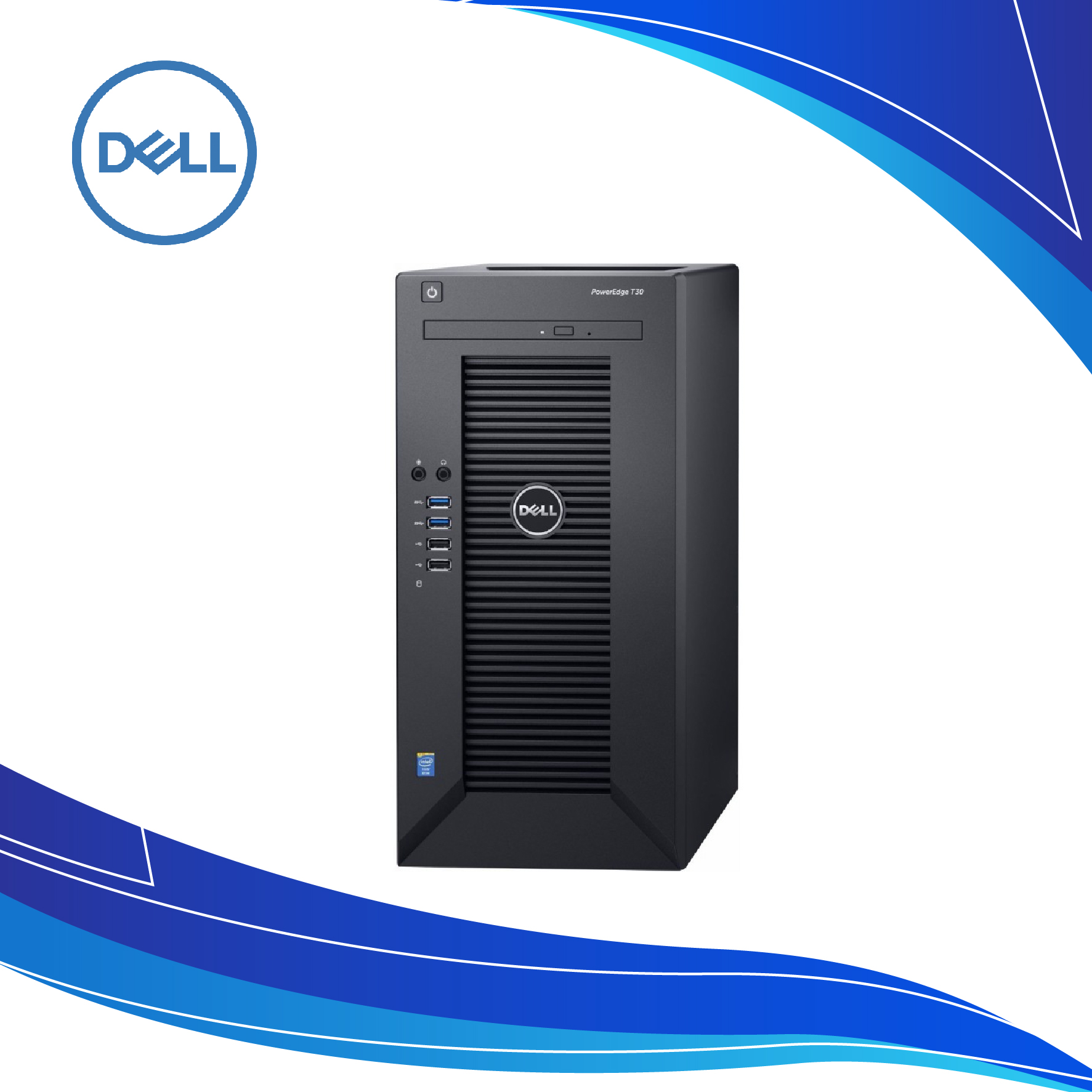 Servidor Dell PowerEdge T30 Intel Xeon E3-1225 8GB 1TB