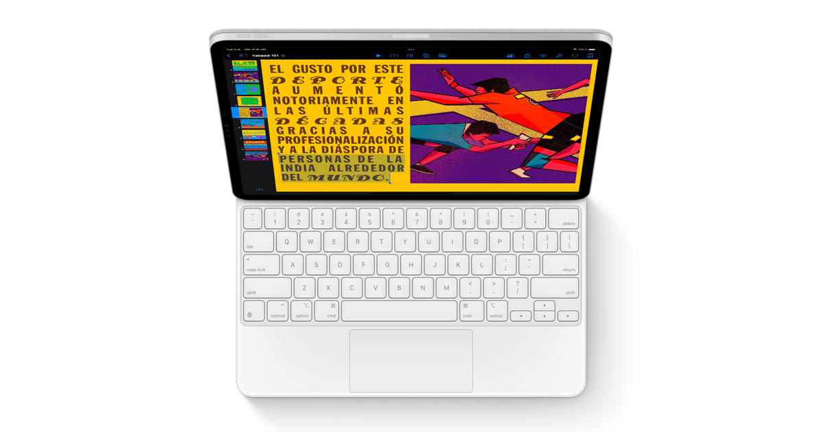 Teclado Apple Magic Keyboard Folio MQDP3LA/A para iPad Gen 10 Espa?ol